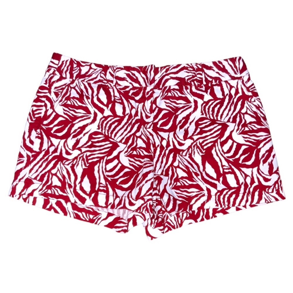 LOFT Outlet Red and White Shorts | Women's Size 12